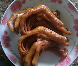 卤鸭爪的做法