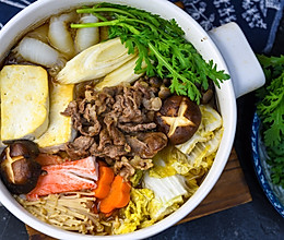 深夜食堂一人食之日式寿喜锅的做法