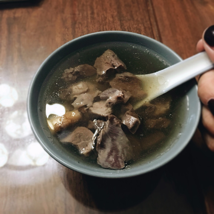 花旗参炖猪心的做法