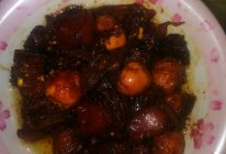 虎皮鹌鹑蛋红烧肉的做法