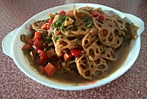 爆炒莲藕(辣)的做法