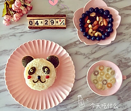 儿童早餐—熊猫牛油果鸡蛋三明治的做法