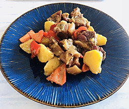 腊肉炖土豆的做法