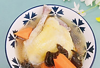 #一蔬一饭皆告白#胡萝卜木耳炖鸡汤的做法