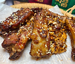简单易做的蒜香烤排骨（空气炸锅美食）的做法