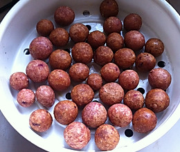 油炸紫薯丸子的做法