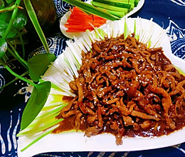 立春必备卷饼菜京酱肉丝的做法