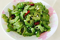 清炒苦瓜的做法