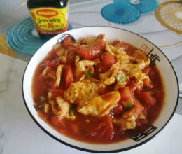 #滴滴鲜香 味道美极#西红柿炒鸭蛋的做法