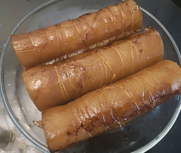 卤猪皮的做法