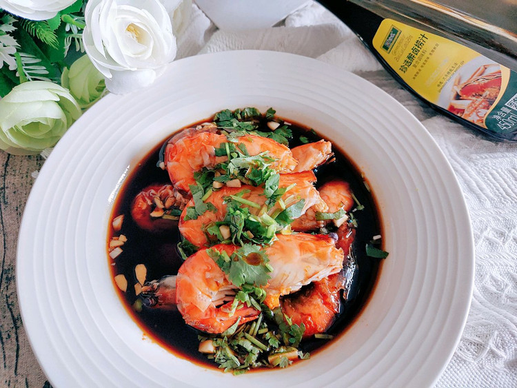 醉卤罗氏虾的做法