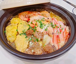 #极地鲜味厨艺大比拼#海陆双鲜锅的做法