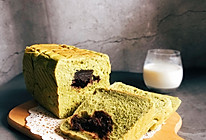 【夏日一抹绿】抹茶豆沙吐司的做法
