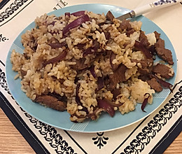 黑椒牛肉炒饭的做法