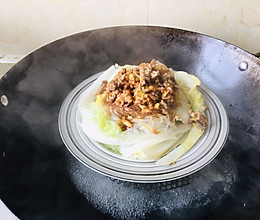 蒜蓉粉丝肉沫娃娃菜的做法