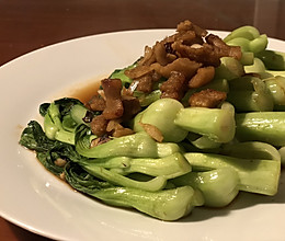 油渣菜心 #一学就会快手菜#的做法