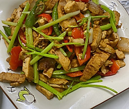 腊肉香干的做法