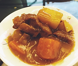 土豆牛腩咖喱的做法