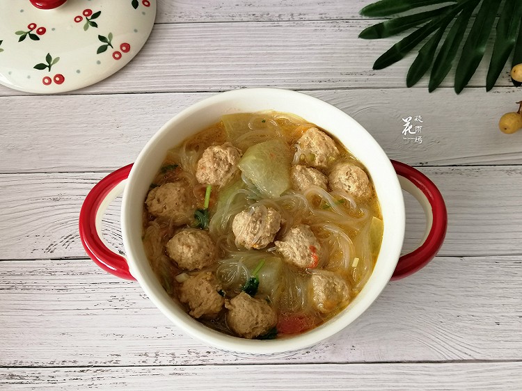冬瓜粉丝丸子汤的做法