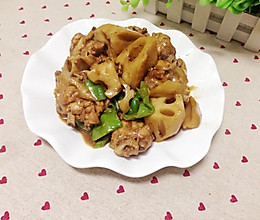 藕烧鸡翅的做法