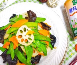 #开启冬日滋补新吃法#荷塘小炒的做法