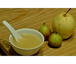 雪梨百合无花果煲瘦肉汤（全家）的做法