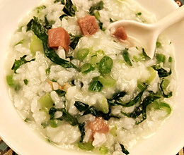 菜心粥的做法