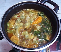麻辣砂锅馄饨的做法