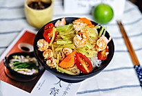 不到10分钟，三步搞定夏日减肥晚餐#硬核菜谱制作人#的做法