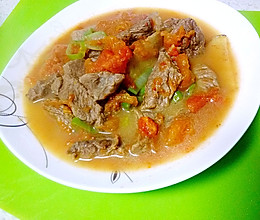 懒人版电饭锅蕃茄牛肉的做法