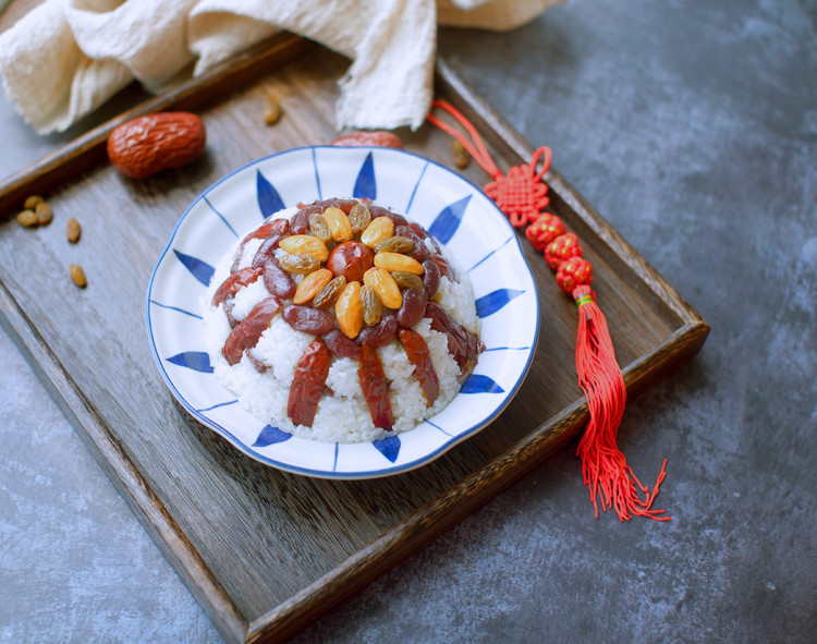 五彩八宝饭的做法