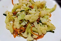 水果胡萝卜炒花菜的做法