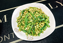青椒炒毛豆的做法