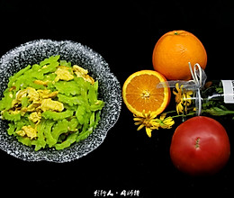 #换着花样吃早餐#苦瓜炒蛋－向夏天say hello的做法