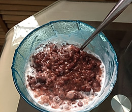 红豆沙椰奶西米露的做法