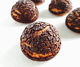 巧克力酥皮泡芙的做法