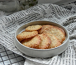 芝麻薄饼的做法