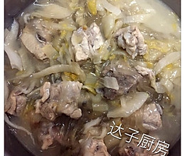 酸菜排骨炖粉条的做法