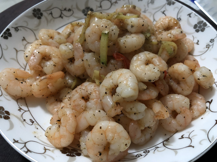 辣味虾仁的做法