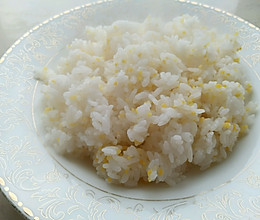 玉米糁米饭的做法