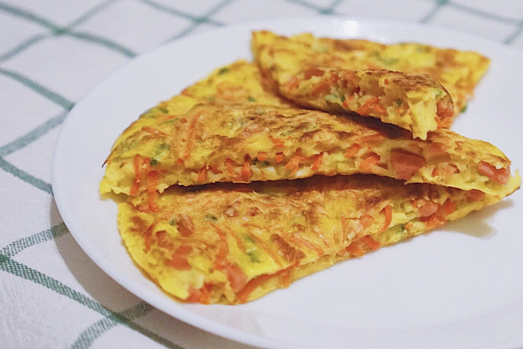 销魂早餐-胡萝卜丝饼的做法