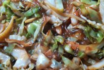 甘蓝炒粉（大头菜粉条）的做法