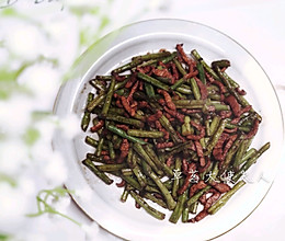 豇豆角炒肉丝的做法