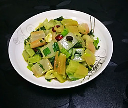 炒牛皮菜的做法
