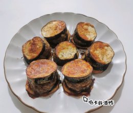 #花式新美味就酱简单#非油炸茄盒｜烤箱减脂餐～低卡又美味的做法