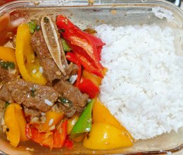 低卡减脂餐﹋彩椒牛仔骨的做法
