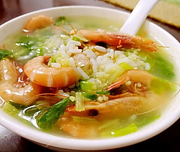 虾粥（海鲜粥）小米粥的做法