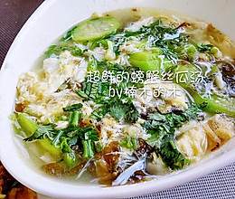 孩子难以抗拒的海蟹丝瓜紫菜汤