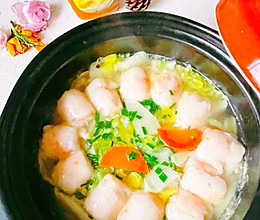 #一学就会快手菜#鲜汁虾滑的做法