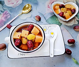 #我心中的冬日限定#红薯栗子糖水的做法